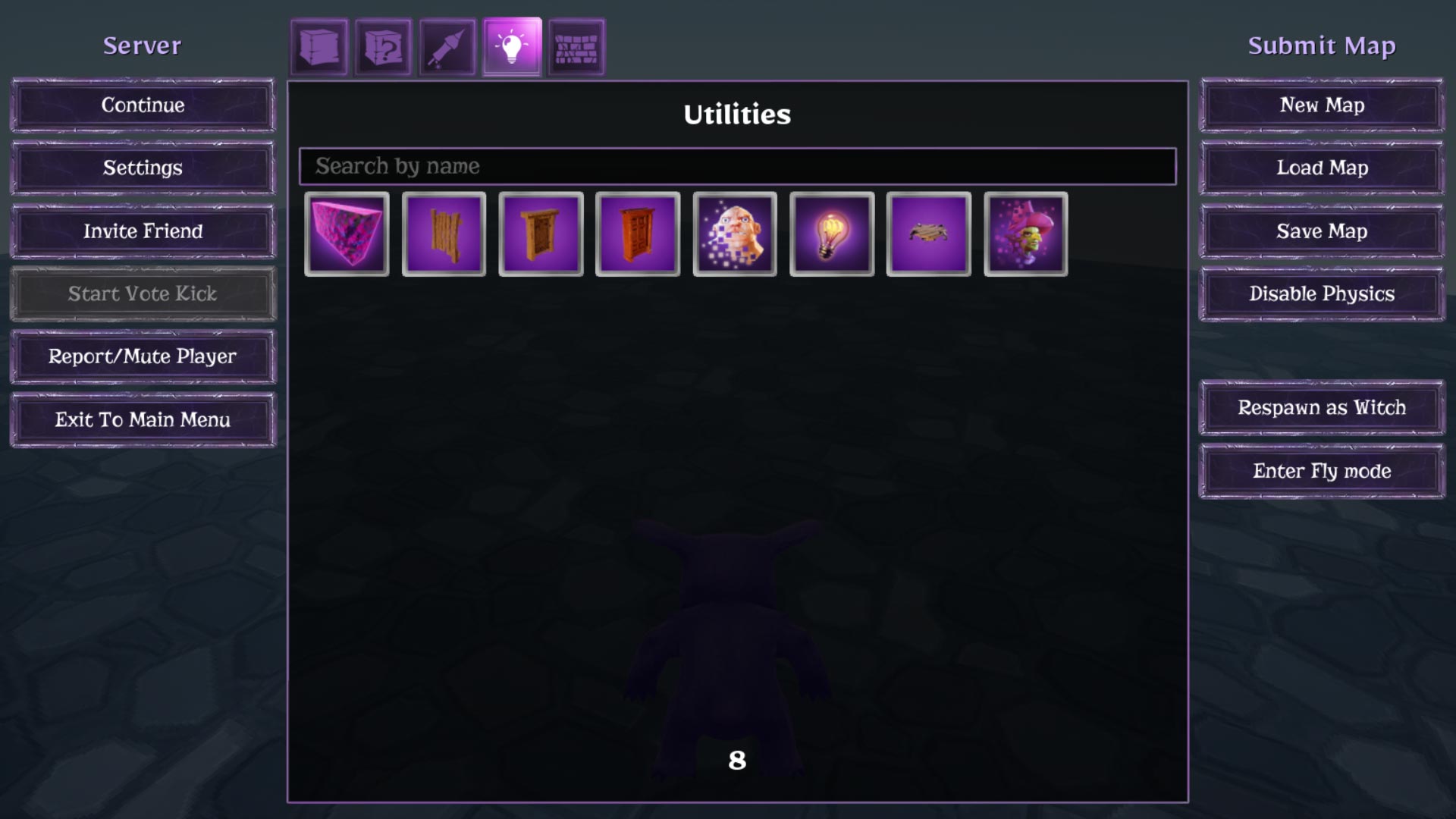 Creative Mode Menu