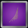 Giant, sail-like spider web