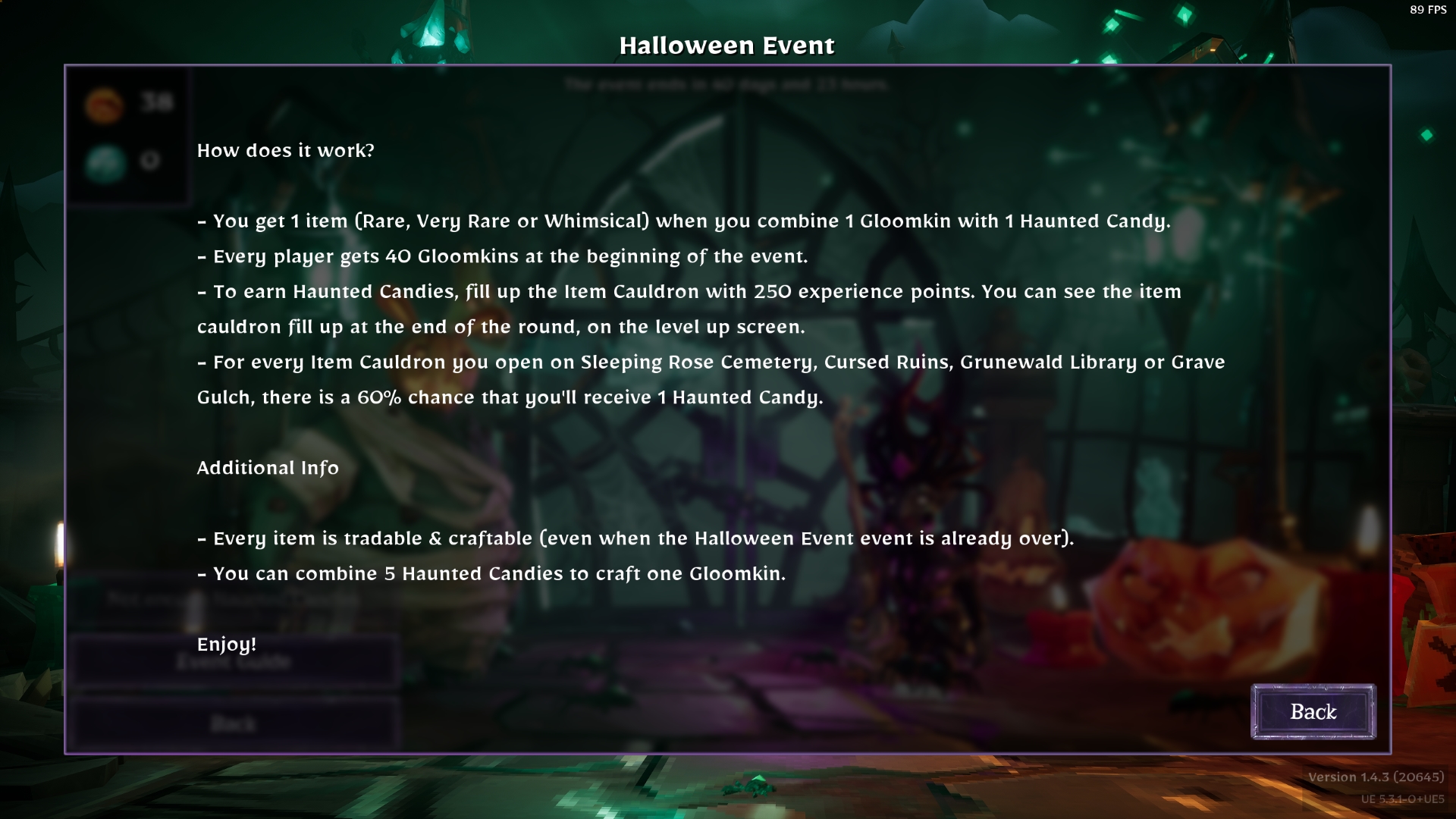 Halloween Event Guide