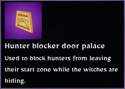 Hunter blocker door palace