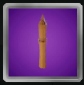 Medium, tied wood spike