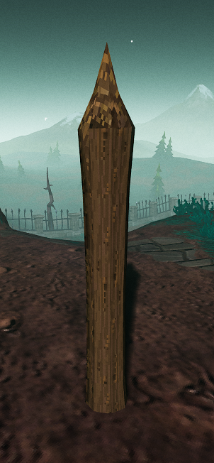 Medium wood spike