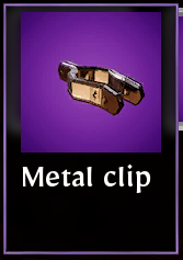 Metal clip