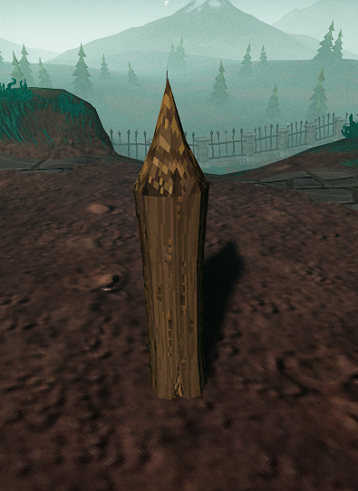 Small wood spike