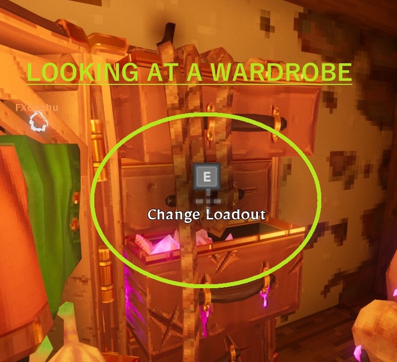 Looking wardrobe